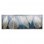 Golden Foliage Framed Canvas