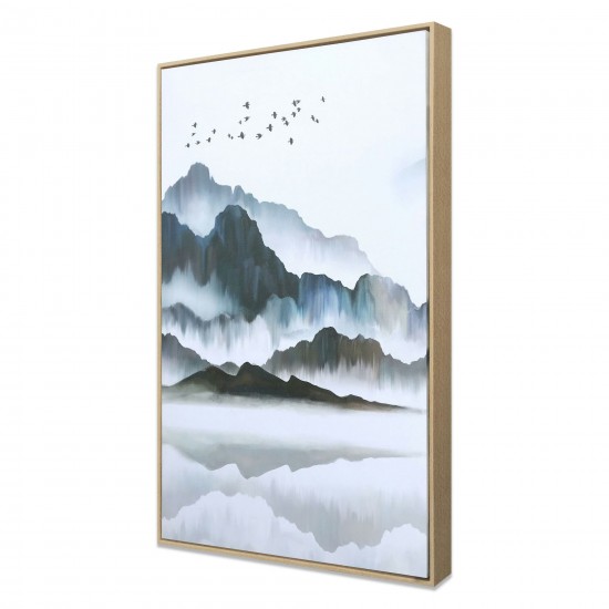 Misty Mountain Hand Painted Giclee