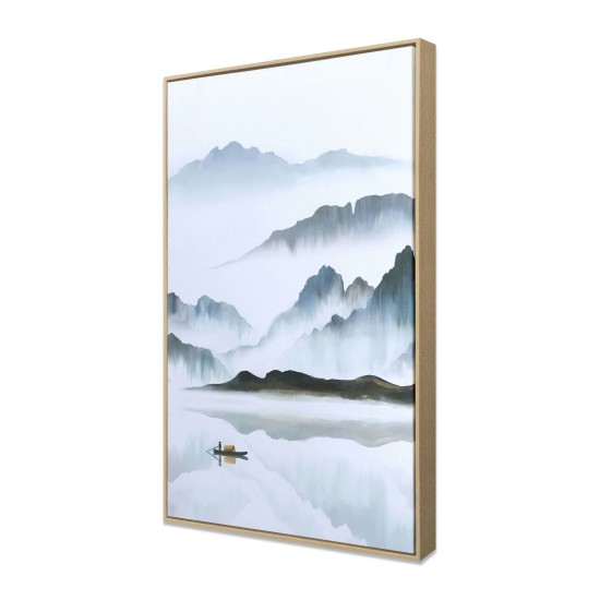 Misty Lagoon Hand Painted Giclee