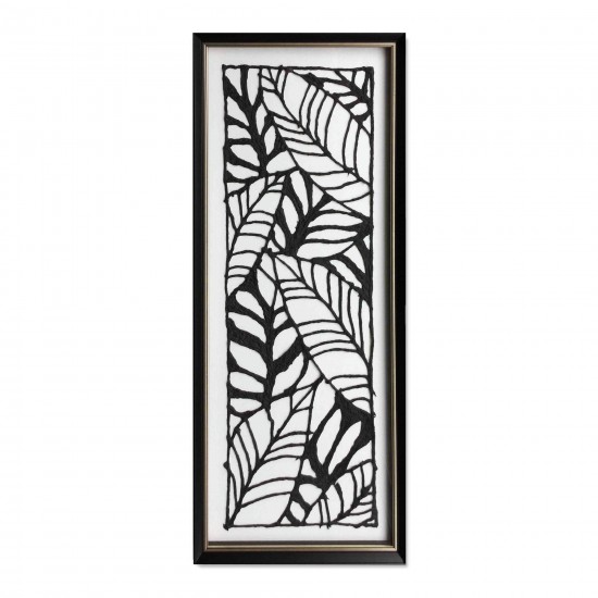 Modern Palm Leaves Shadow Box