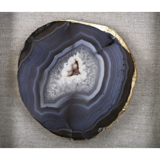 Purple Agate Shadow Box Set Of 2