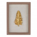 Golden Leaves I Shadow Box