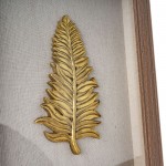 Golden Leaves I Shadow Box