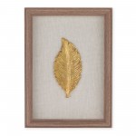 Golden Leaves Ii Shadow Box