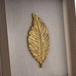 Golden Leaves Ii Shadow Box