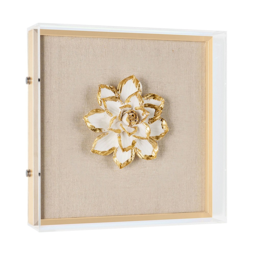 Nasrin Iii Gold Shadow Box Nasrin Iii Gold Shadow Box