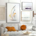 Schooner Winds I Hand Painted Framed Canvas