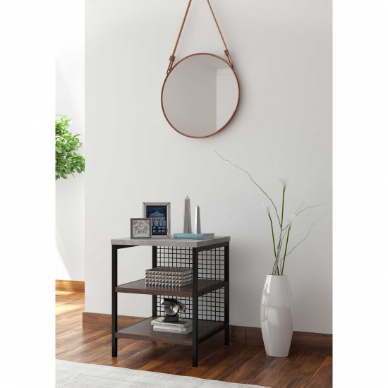 Alias Bronze Metal Wall Mirror