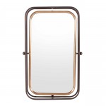 Bevin Gray Metal Wall Mirror