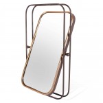 Bevin Gray Metal Wall Mirror