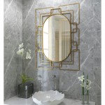 Deanna Gold Metal Mirror