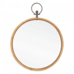 Harlow 24" Wood Wall Mirror
