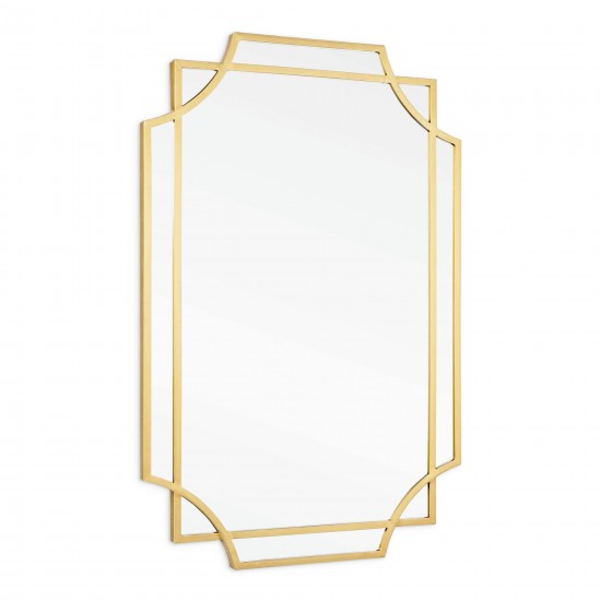 Margot Gold Metal Wall Mirror