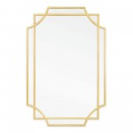 Margot Gold Metal Wall Mirror