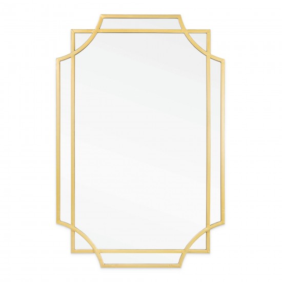 Margot Gold Metal Wall Mirror