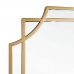 Margot Gold Metal Wall Mirror