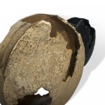 Atlas Metal Vase Black Small