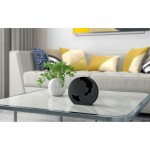 Atlas Metal Vase Black Small
