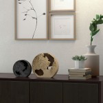 Atlas Metal Vase Black Small