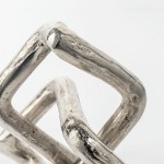 Constance Silver Knot Metal Sculpture