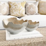 Aidey Decorative Metal Bowls Set Of 2