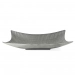 Amalyn Silver Decorative Ceramic Tray