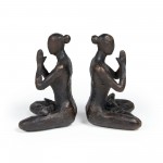 Mantra Polystone Bookends Set Of 2