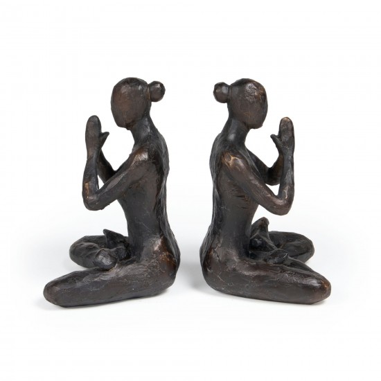 Mantra Polystone Bookends Set Of 2