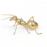 Gold Ant Polystone Sculpture