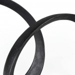 Obsidion Polystone Sculpture Set Of 2