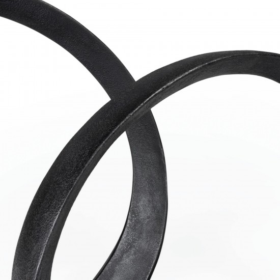 Obsidion Polystone Sculpture Set Of 2