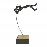 Flying Vaulter Ii Polystone Sculpture