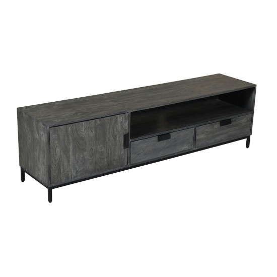 Samuel 69" Wide Wood Media Console