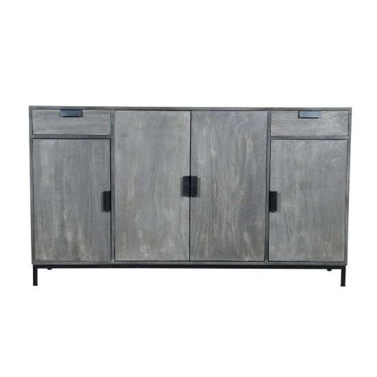 Samuel 63" Wide Wood Sideboard