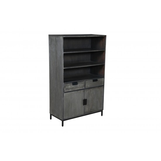 Samuel 55" High Wood Accent Cabinet