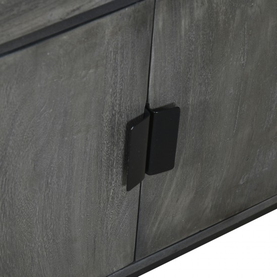 Samuel 55" High Wood Accent Cabinet