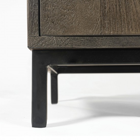 Samuel 55" High Wood Accent Cabinet