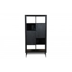 Camilo 72" High 2 Door Black Accent Cabinet