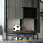 Camilo 72" High 2 Door Black Accent Cabinet