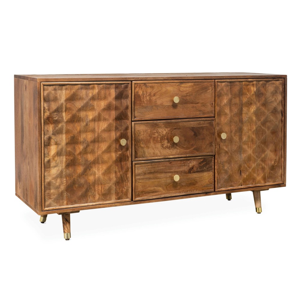 Hadley 55" Wide Wood Sideboard