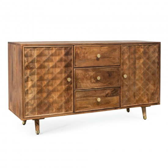 Hadley 55" Wide Wood Sideboard