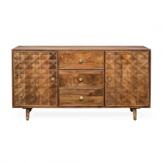 Hadley 55" Wide Wood Sideboard