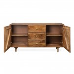 Hadley 55" Wide Wood Sideboard