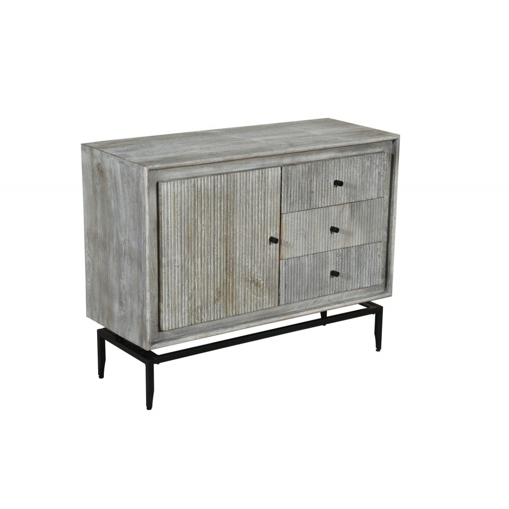 Camilo 3 Drawer Wood Gray Accent Cabinet Camilo 3 Drawer Wood Gray Accent Cabinet