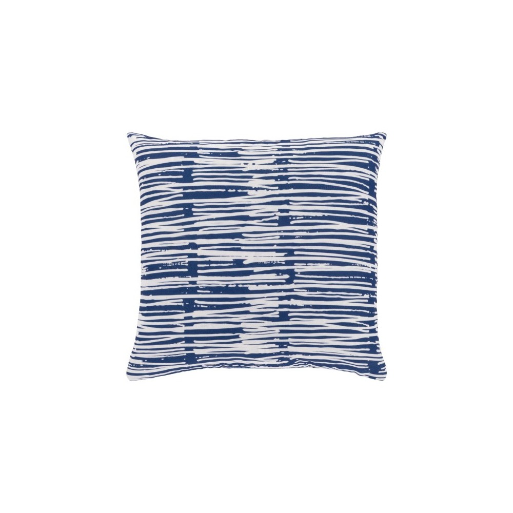 Surya Azora Ink Blue Pillow Cover 20"H X 20"W