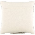 Surya Baracoa Gray Pillow Cover 20"H X 20"W