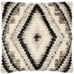 Surya Benisouk Black Pillow Cover 22"H X 22"W
