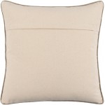 Surya Betty Cream Pillow Cover 18"H X 18"W