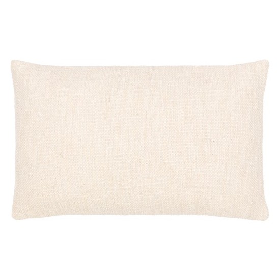 Surya Bisa Cream Pillow Cover 14"H X 22"W