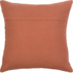 Surya Bisa Brown Pillow Cover 20"H X 20"W